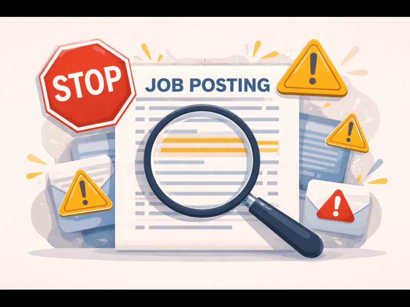 Red Flags On Job Postings That Smart Candidates Avoid